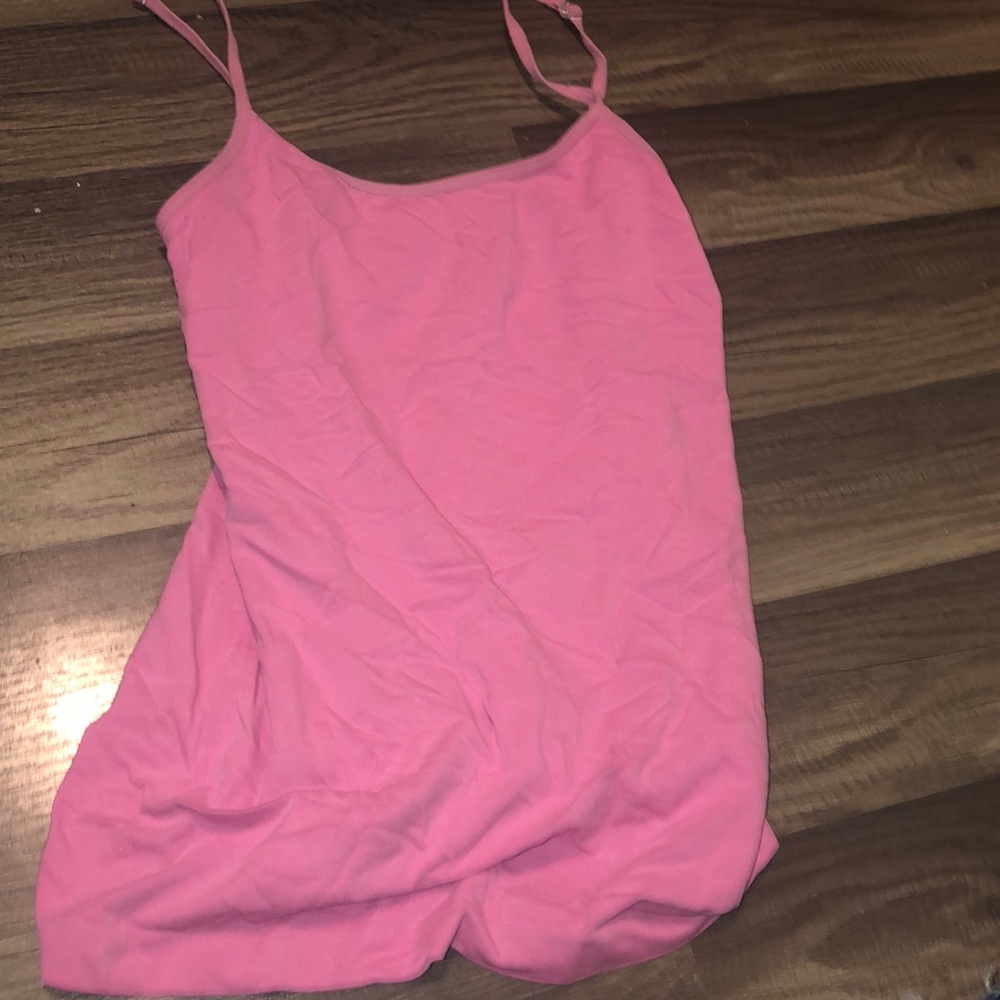 Pink Spaghetti Strap
